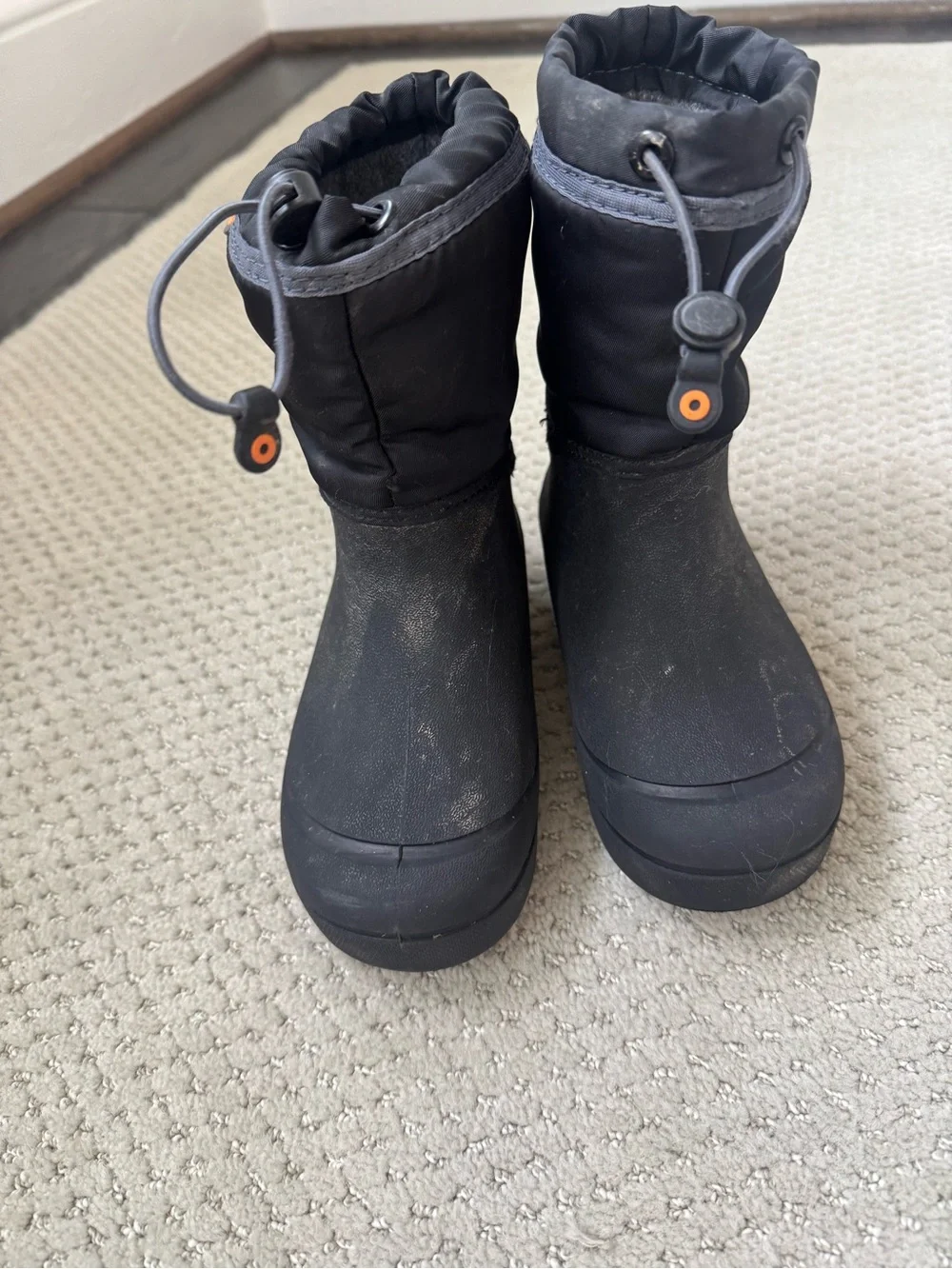 BOGS Kids Snow Shell Waterproof Winter Boots Black Size 13